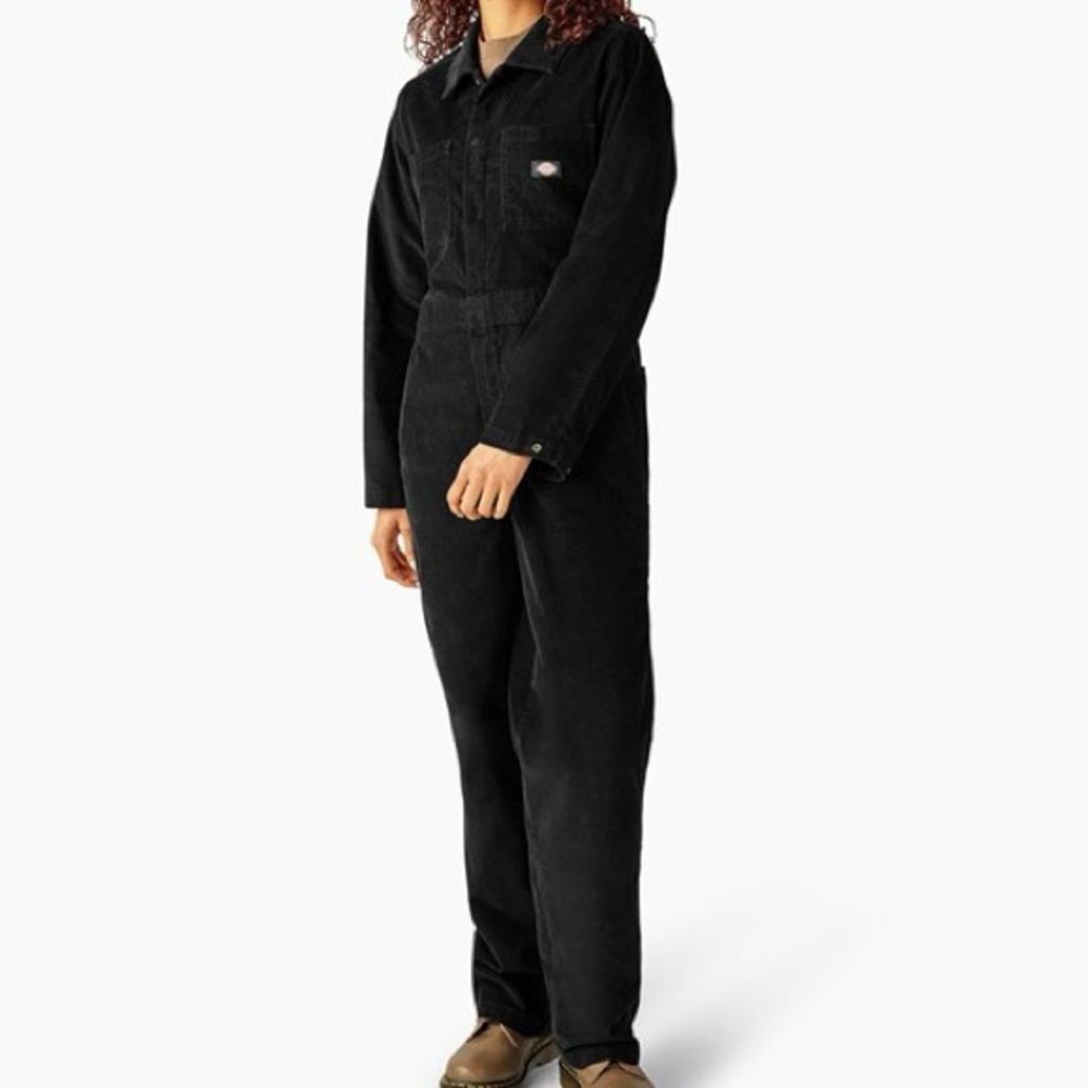 Dickies Corduroy button up collar long sleeves coveralls jumpsuit